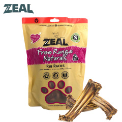 ZEAL牛肉类宠物零食 犬用风干小牛肋骨排 小牛肋骨排 150g