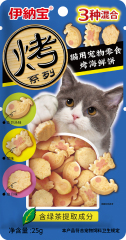 伊纳宝妙好 烤三种口味系列 海鲜汤味、蟹味、扇贝味 25g