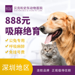 【深圳绝育】异宠绝育套餐【深圳贝克南山】 公兔