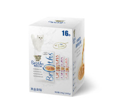 珍致 喵汤之吻成猫软包猫罐头猫零食湿粮包进口混合口味补水套装 16*40g