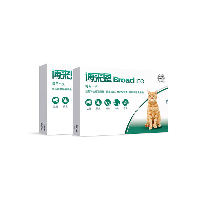 【半年套餐】博来恩 2.5-7.5kg猫用  体内外驱虫滴剂