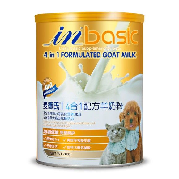 麦德氏 IN-Basic 四合一配方宠物羊奶粉 300g