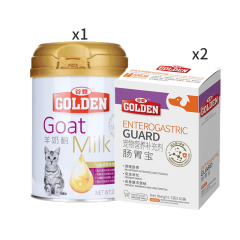 谷登羊奶粉猫用 羊奶粉200g+肠胃宝5g*5袋*2