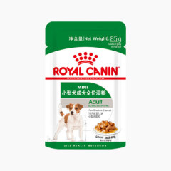 皇家小型犬成犬湿粮包零食主粮MIAW 85g