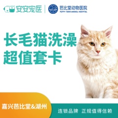 【嘉兴芭比堂湖州安安】长毛猫洗浴套卡 0-2kg 买3赠1