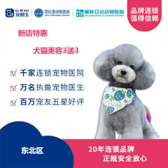 【新瑞鹏-东北区】新店特惠犬猫美容造型买3送3 狗25-30kg