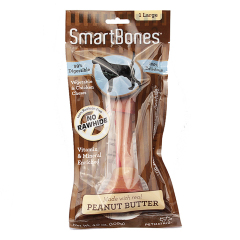 Smartbones禾仕嘉 狗狗洁齿骨1支装 大号（花生味）