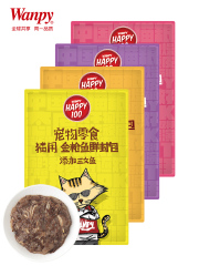 WanpyHappy100猫用鲜封包 混合口味70g*12袋 70g*12