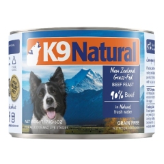 K9Natural天然无谷犬罐-牛肉