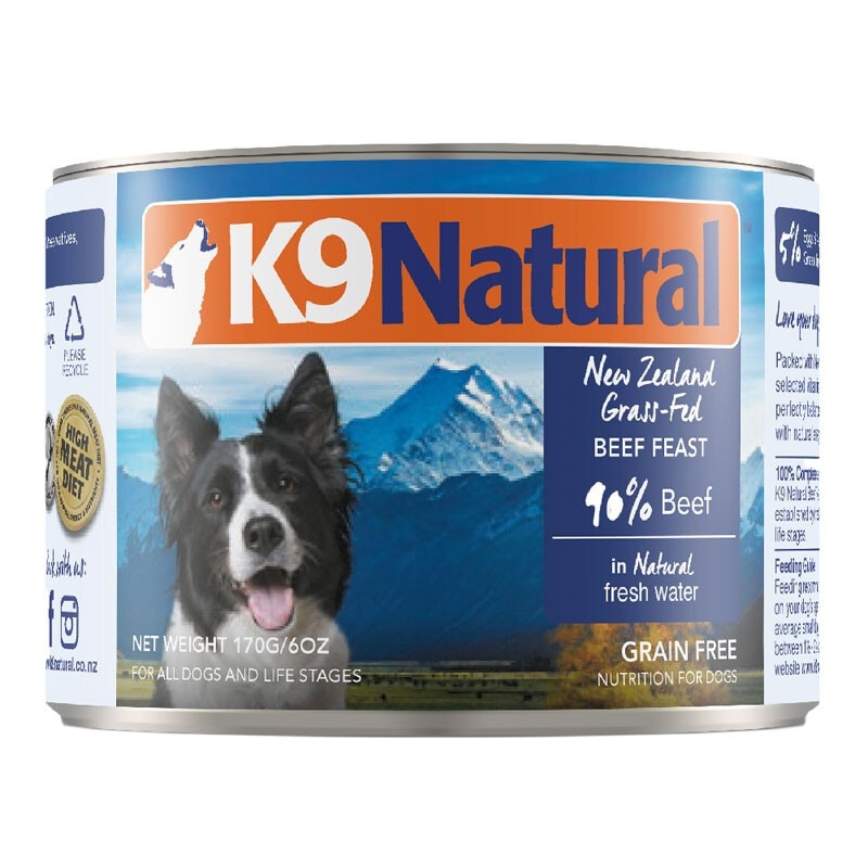 K9Natural天然无谷犬罐-牛肉 170g