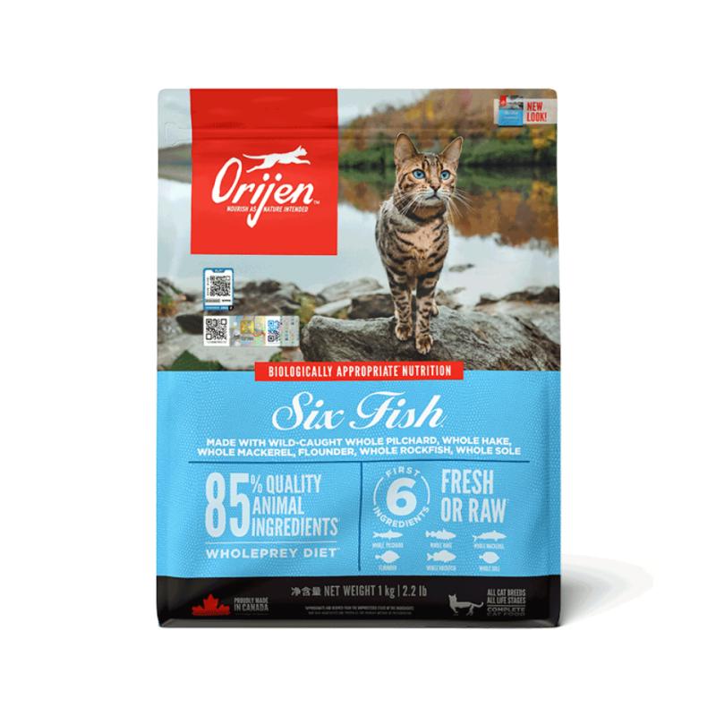 渴望Orijen 经典六种鱼全猫粮（加版） 1kg