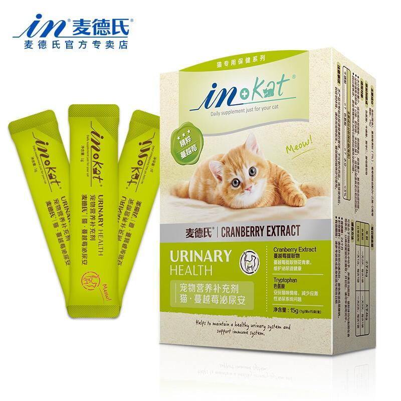 麦德氏 IN-Kat 猫用蔓越莓泌尿安 15g