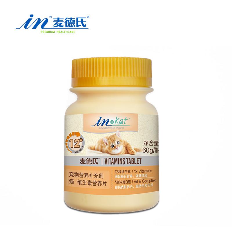 麦德氏 IN-KAT 猫用维生素营养片 60g（约120片）