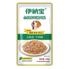 【36包】伊纳宝 蔬菜牛肉味全价成犬粮