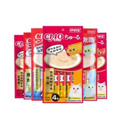【6袋】伊纳宝 妙好啾噜猫条 混合口味A