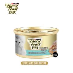 珍致 精选猫罐 金枪鱼肉及银鱼