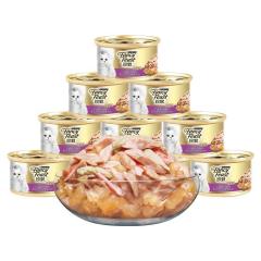 【12罐】珍致 精选猫罐 金枪鱼肉配人工蟹肉条及鸡肉